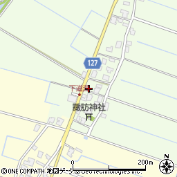 新潟県新潟市南区下道潟164周辺の地図