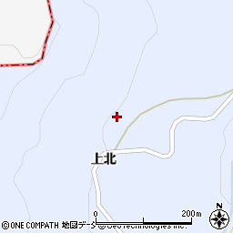 福島県伊達市霊山町上小国仲北43周辺の地図