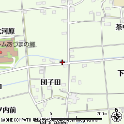 福島県福島市上鳥渡八貫地1周辺の地図