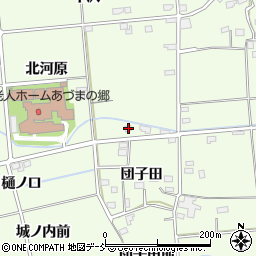 福島県福島市上鳥渡八貫地3周辺の地図