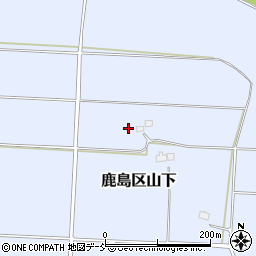 福島県南相馬市鹿島区山下（清水）周辺の地図