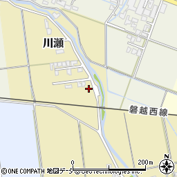 新潟県五泉市川瀬1206-2周辺の地図
