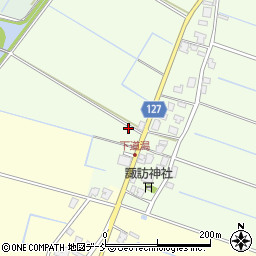新潟県新潟市南区下道潟619周辺の地図