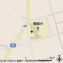 橋田公民館周辺の地図