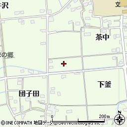 福島県福島市上鳥渡河原周辺の地図
