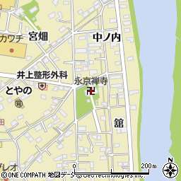 永京寺周辺の地図