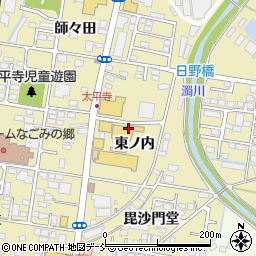 福島日産自動車太平寺店周辺の地図