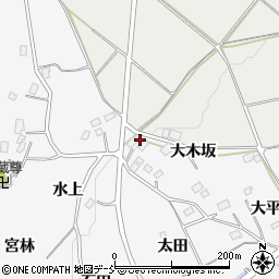 福島県福島市佐原大木坂16周辺の地図