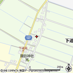 新潟県新潟市南区下道潟181周辺の地図