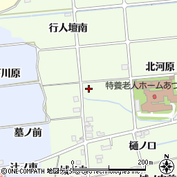 福島県福島市上鳥渡樋ノ口北周辺の地図