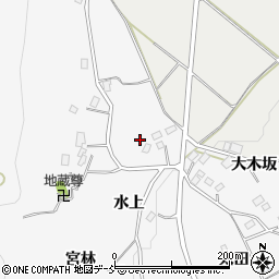 福島県福島市佐原後大木坂34周辺の地図