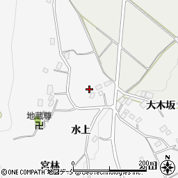 福島県福島市佐原（後大木坂）周辺の地図