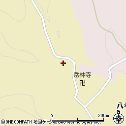 福島県伊達市月舘町糠田（西勝沢）周辺の地図
