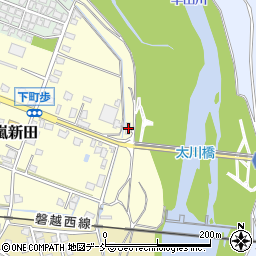 新潟県五泉市五十嵐新田1022周辺の地図