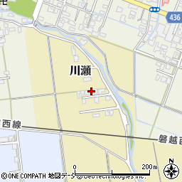 新潟県五泉市川瀬1198-4周辺の地図