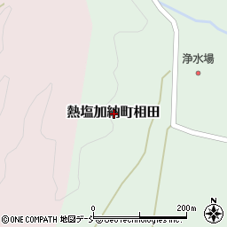 福島県喜多方市熱塩加納町相田周辺の地図