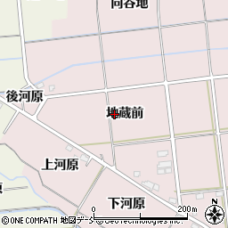 福島県福島市大森地蔵前周辺の地図