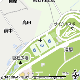 福島県福島市庄野室石周辺の地図