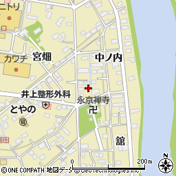 福島県福島市鳥谷野中ノ内28周辺の地図