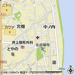 福島県福島市鳥谷野中ノ内29周辺の地図