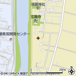 新潟県新潟市南区東萱場69周辺の地図