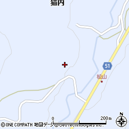 福島県伊達市霊山町上小国仲ノ内周辺の地図