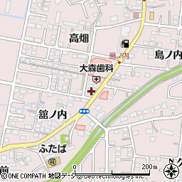 福島銀行大森支店周辺の地図