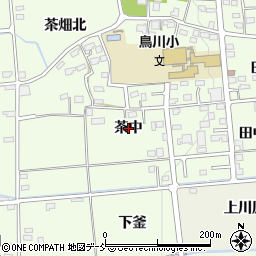 福島県福島市上鳥渡（茶中）周辺の地図