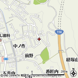 福島県福島市小倉寺経塚山29周辺の地図