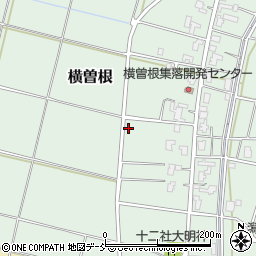新潟県新潟市西蒲区横曽根1381-1周辺の地図