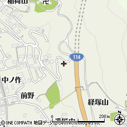 福島県福島市小倉寺経塚山15周辺の地図