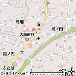 福島県福島市大森島ノ内67周辺の地図