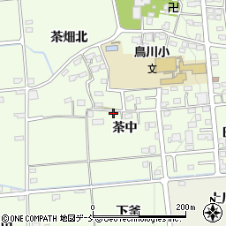 福島県福島市上鳥渡茶中25-1周辺の地図