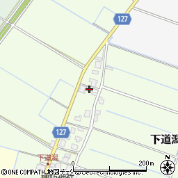 新潟県新潟市南区下道潟193周辺の地図