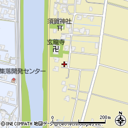 新潟県新潟市南区東萱場76周辺の地図