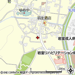 岩室郵便局周辺の地図