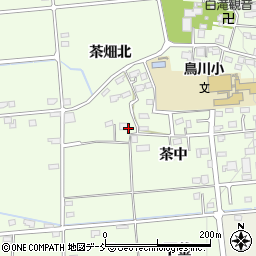 福島県福島市上鳥渡茶畑1周辺の地図