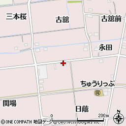 福島県福島市大森（百目木）周辺の地図