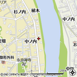 福島県福島市鳥谷野中ノ内14周辺の地図