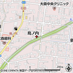 福島県福島市大森島ノ内54-7周辺の地図