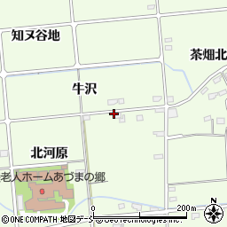 福島県福島市上鳥渡八貫地46周辺の地図