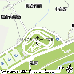 福島県福島市庄野（上高野）周辺の地図