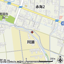 新潟県五泉市川瀬2381周辺の地図