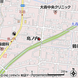 福島県福島市大森島ノ内54-3周辺の地図