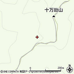 福島県福島市渡利（十万刧）周辺の地図