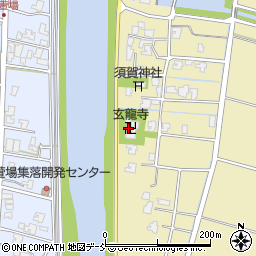 新潟県新潟市南区東萱場78周辺の地図