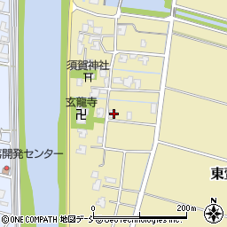 新潟県新潟市南区東萱場462周辺の地図