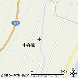 福島県喜多方市熱塩加納町熱塩中在家丙周辺の地図
