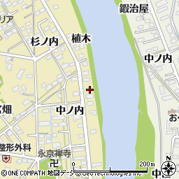 福島県福島市鳥谷野中ノ内20周辺の地図