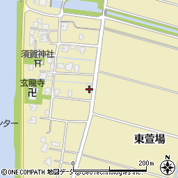 新潟県新潟市南区東萱場452周辺の地図